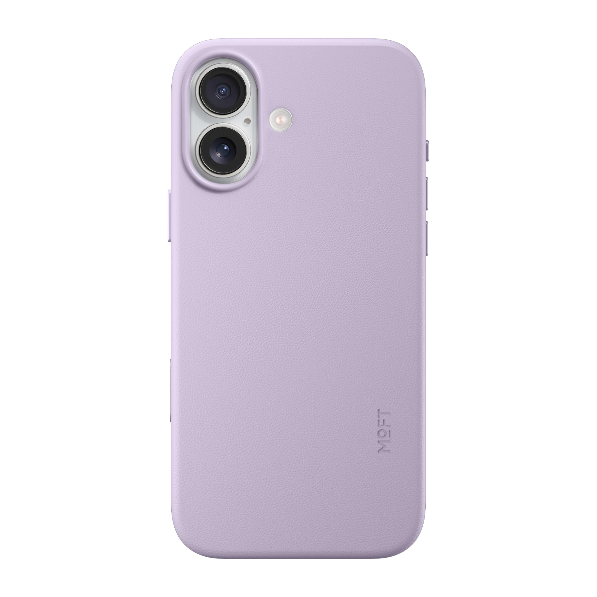 MOFT für iPhone 17 Hülle, MOVAS Vegane Ledertasche Magnetische Hülle, Weicher Anschlag, Farberhaltung, Fleckenresistent, Leicht zu Reinigen, Peony