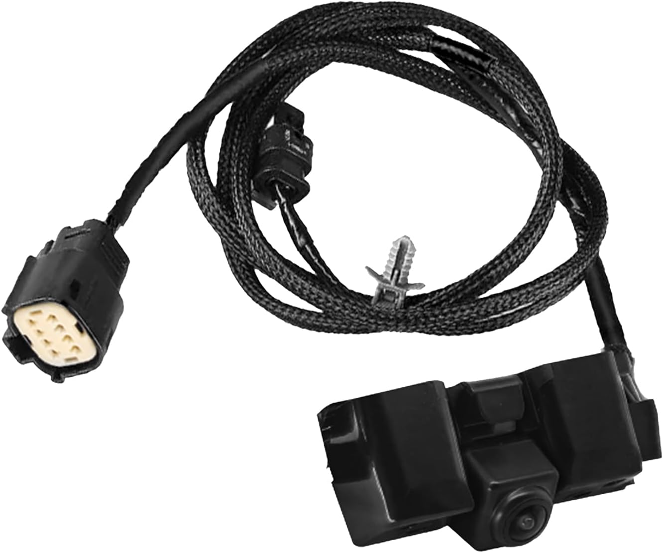 Rear View Backup Camera Compatible with Chevy Silverado GMC Sierra 1500 2500 3500 2016-2019 Parking Assist Reverse Camera with Power Tailgate Plug ABS Housing for Easy Parking & Towing