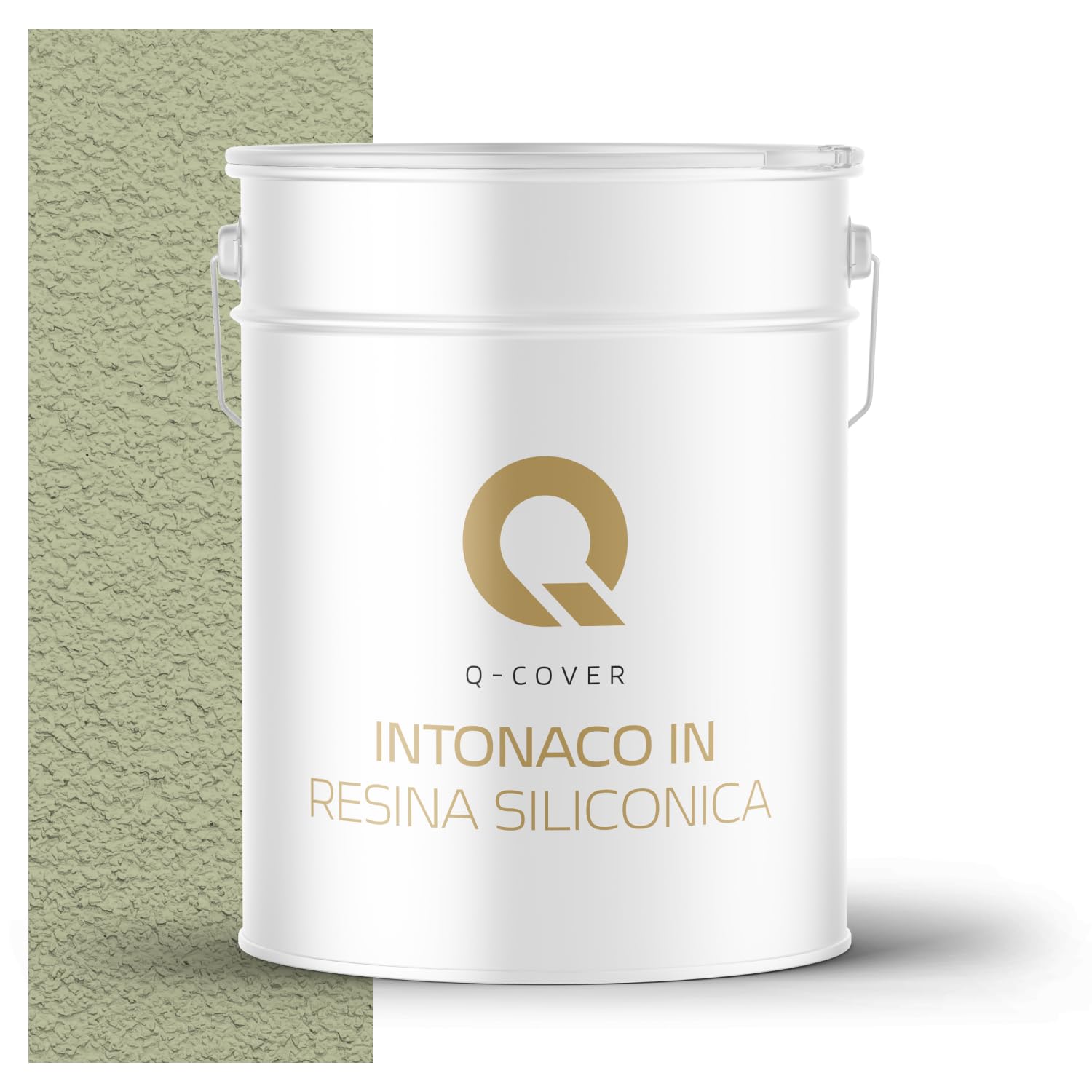 Intonaco In Resina Siliconica Verde Chiaro F483 15kg 1,5mm
