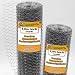 Produktbild Aquagart Maschendrahtzaun 20m Sechseckgeflecht verzinkt I Hühnerzaun Kaninchendraht Hasengitter feinmaschig 13 x 13 mm I 6-Eck Drahtgeflecht 0,7 mm I 100 cm hohe Hasendraht