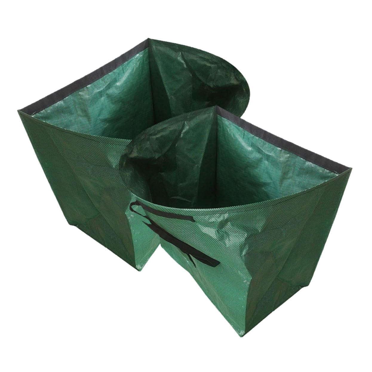 ibasenice 2pièces Sacs à Déchets De Jardin Pliables Sacs Poubelles Réutilisables Conteneurs à Déchets De Jardin Pour Mortes