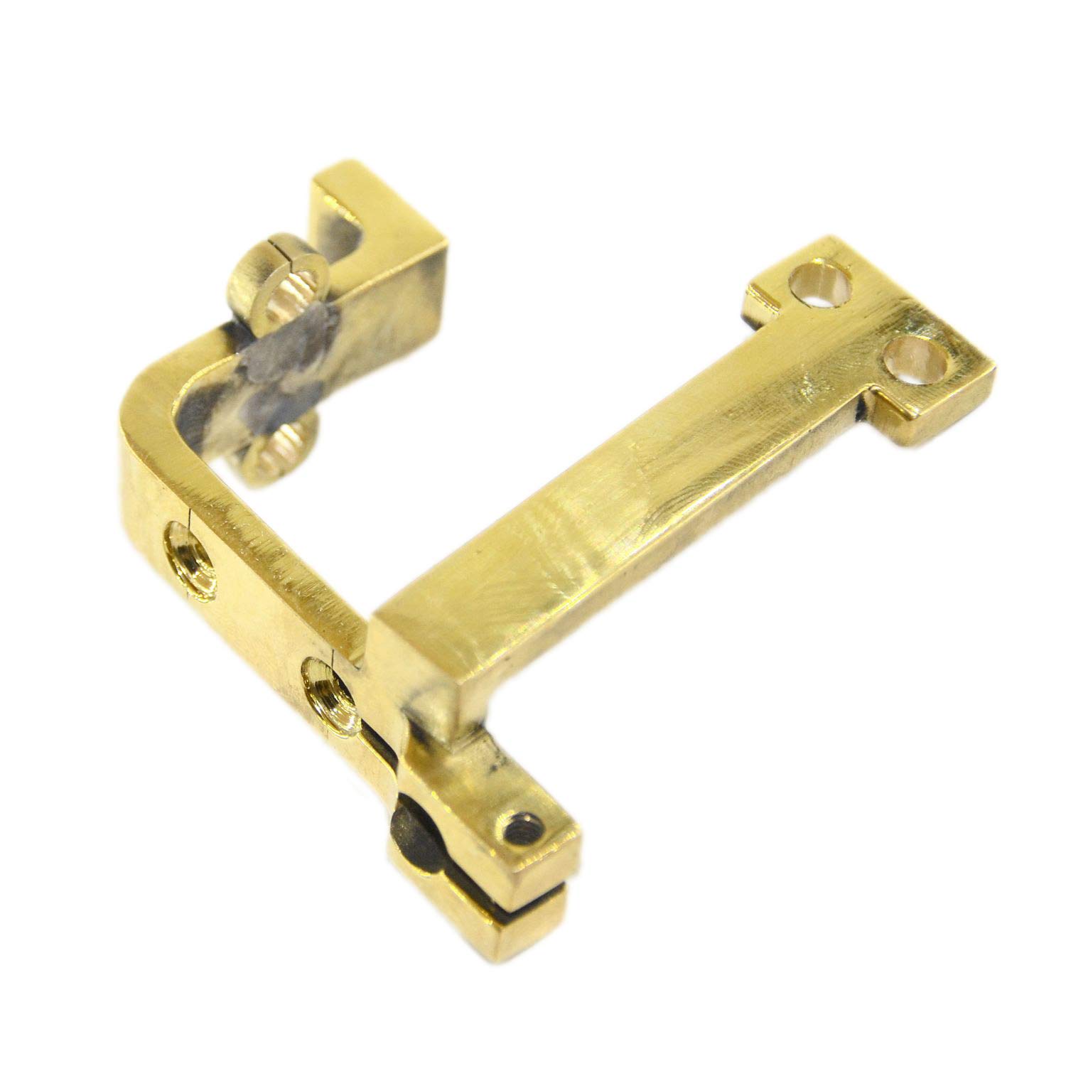1PC PROFESSIONAL SOLID BRASS COIL TATTOO MACHINE FRAME US 8-32 THREAD COMPATIBLE WITH 1.25 INCH COILS & 1MM YOKE PRECISION WIRE CUT DURABLE FRAME FOR LINER & SHADER MACHINES FBH-02