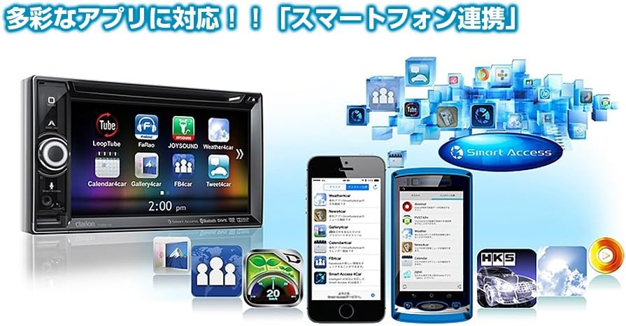 Clarion NX514 SmartAccess Link with smartphone apps