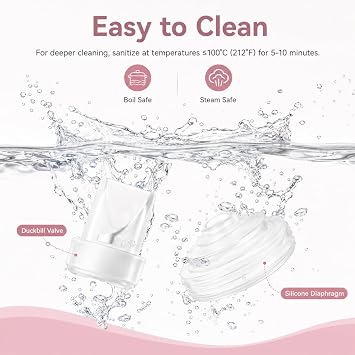 Realtrip Breast Pump Replacement Parts Kit Compatible with Momcozy M5 (12 Pack)
