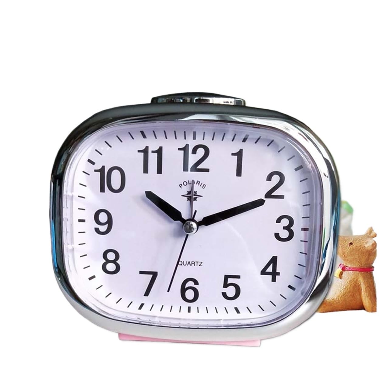DKIUGL Non Ticking Mechanical With Night Light At Home Sweep Silent Snooze Decoration Nightstand Alarm Clock