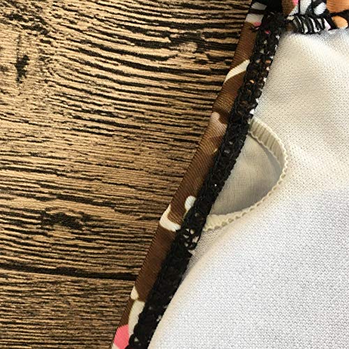 Msaikric Tiny Bikinis For Women Sexy: Swimsuit Women Push-Up Halter Bralette Bikini Set Girls Bandage Cheeky High Waisted Bathing Suit Criss Cross Two-Piece Suits Brown-1, X-Large #TOP5