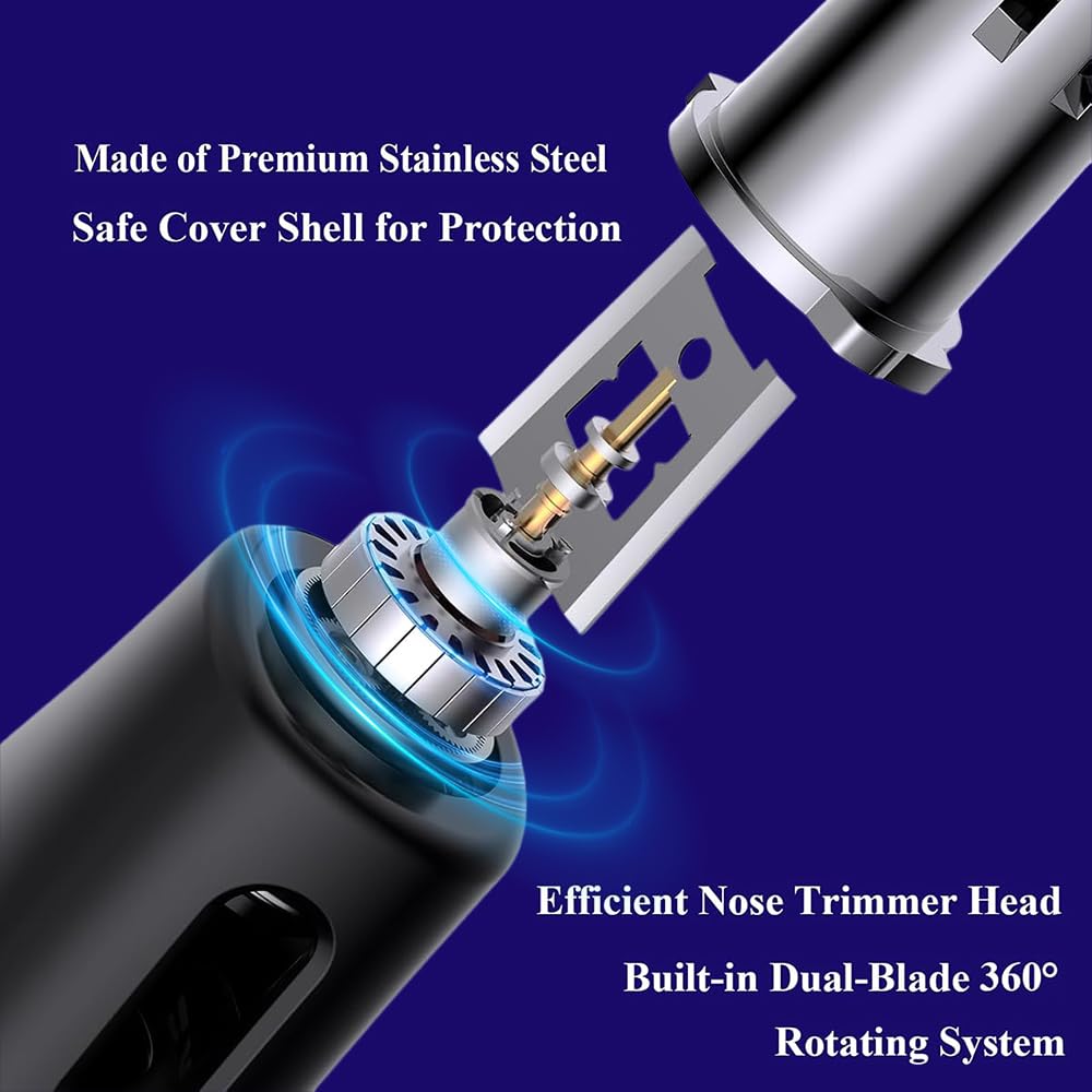 Nose Hair Replacement Heads for One Blade, Nose & Ear and Eyebrows Trimmers Replacement Heads Compatible with P-hilips N-orelco QP2520 QP2515 QP2620 QP2630 etc