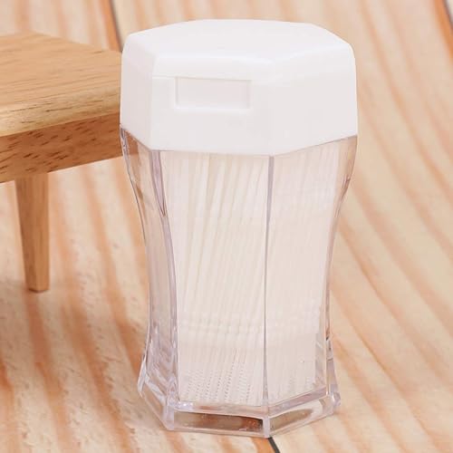 Miniatura 5 de Exceart 200 palillos de dientes de plástico de doble cabeza palillos dentales palillos orales palillos interdentales cepillos limpiadores de hilo