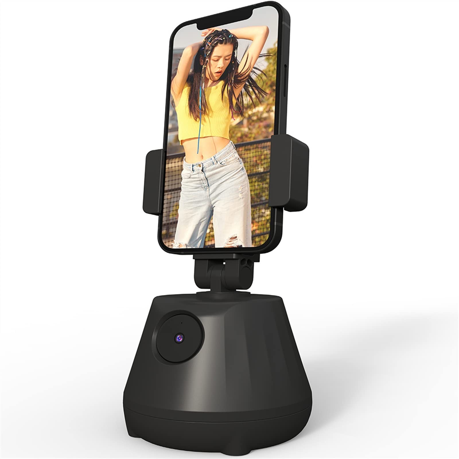 Rejestrator wideo do vlogowania Śledzenie twarzy Inteligentny stabilizator Gimbal Automatyczne obracanie Uchwyt na telefon komórkowy Selfie Stick Bezprzewodowy stojak do transmisji na żywo dla początk