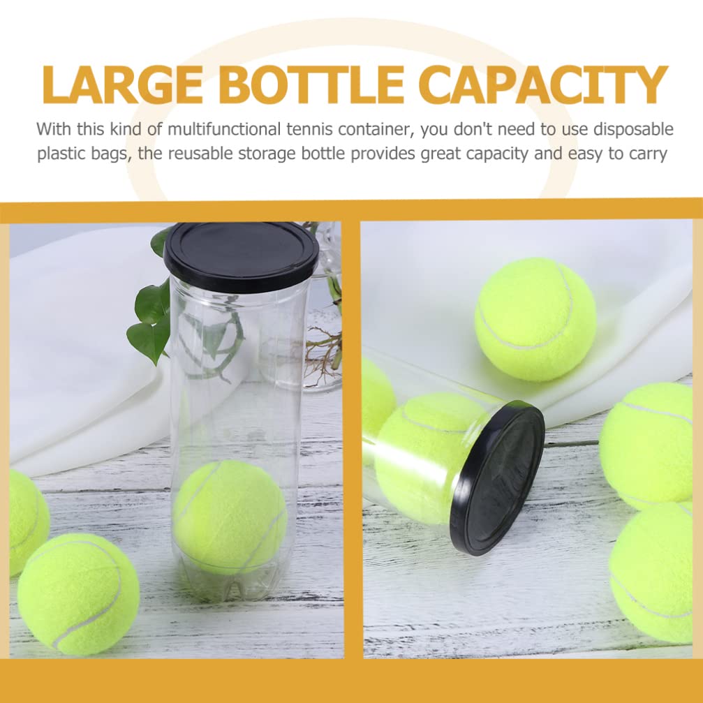 BESPORTBLE Bouteille De Rangement Réutilisable pour Tennis Rangement Portable