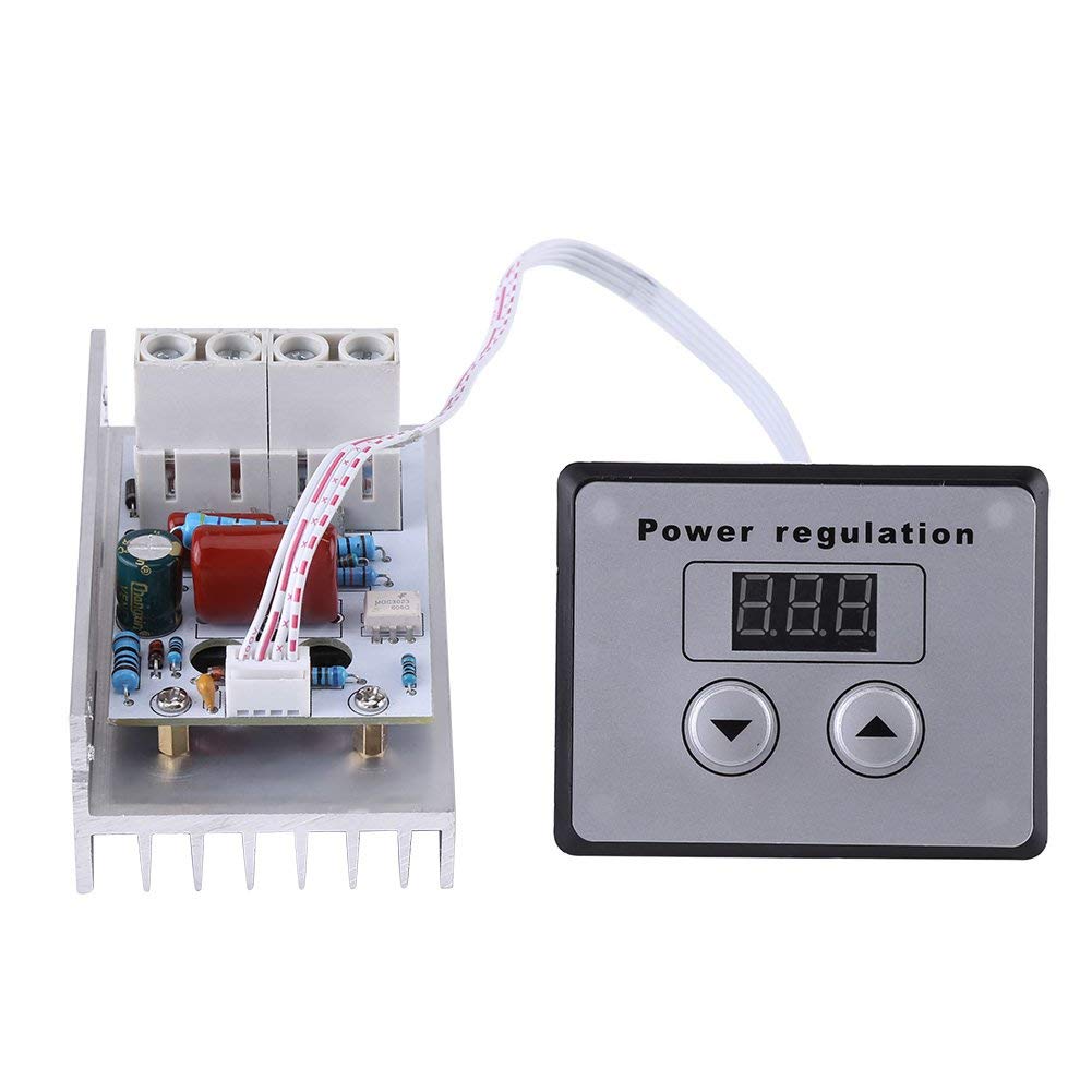 Regolatore Tensione SCR 10000W AC 220V 80A Digitale per Controllo Motori e Dimmer Alta Potenza