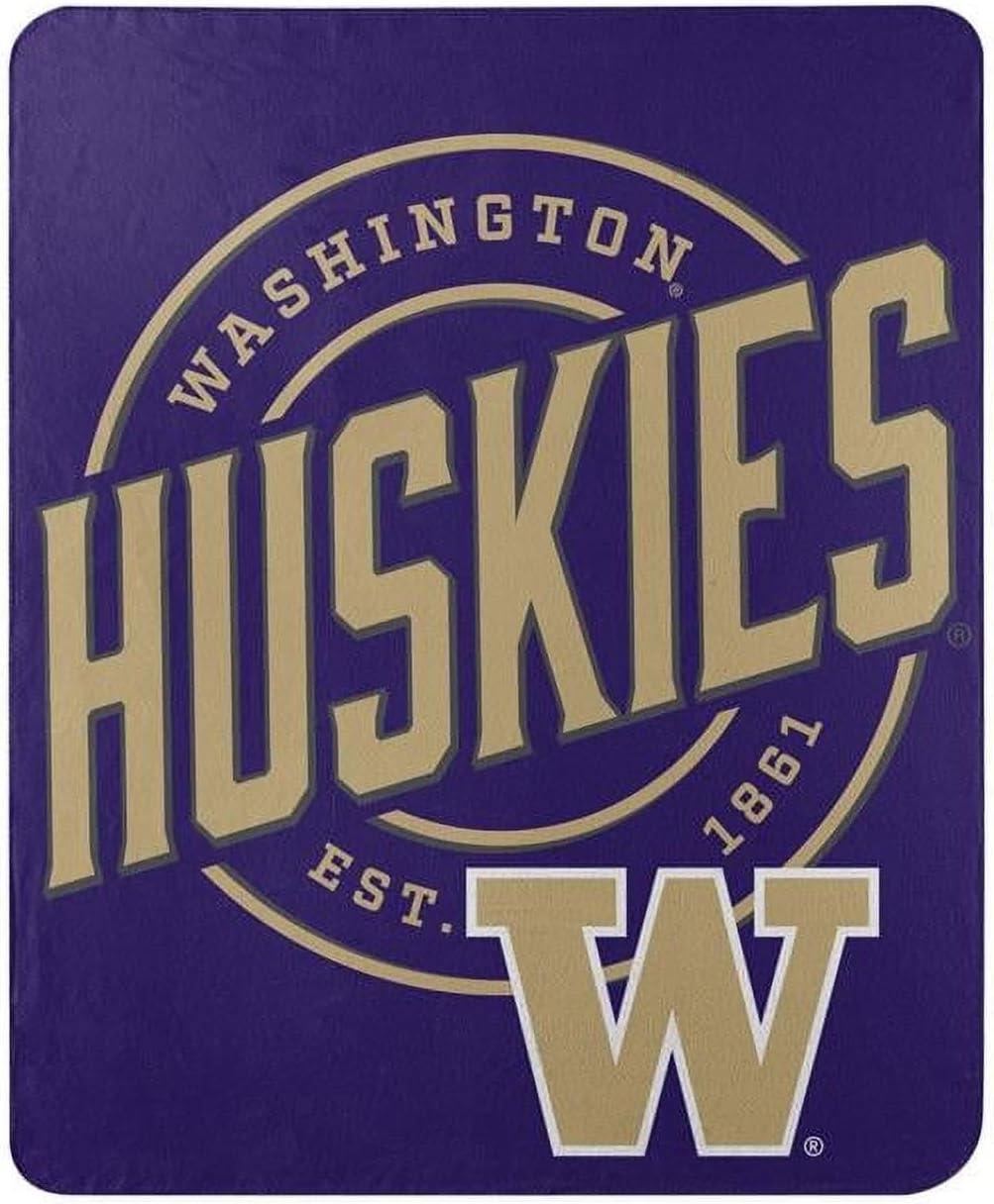 Northwest NCAA Unisex-Adult Fleece Throw Blanket