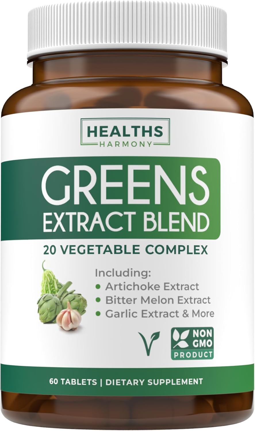 Super Greens Antioxidants Superfoods 2250mg Supplement – 20 Ingredients with Sprouts, Mushrooms, Roots, Garlic, Bitter Melon, Artichoke, Celery Seed, Cayenne pepper, Alfalfa NON GMO – 60 Capsules Super Greens Antioxidants Superfoods 2250mg Supplement – 20 Ingredients with Sprouts, Mushrooms, Roots, Garlic, Bitter Melon, Artichoke, Celery Seed, Cayenne pepper, Alfalfa NON GMO – 60 Capsules