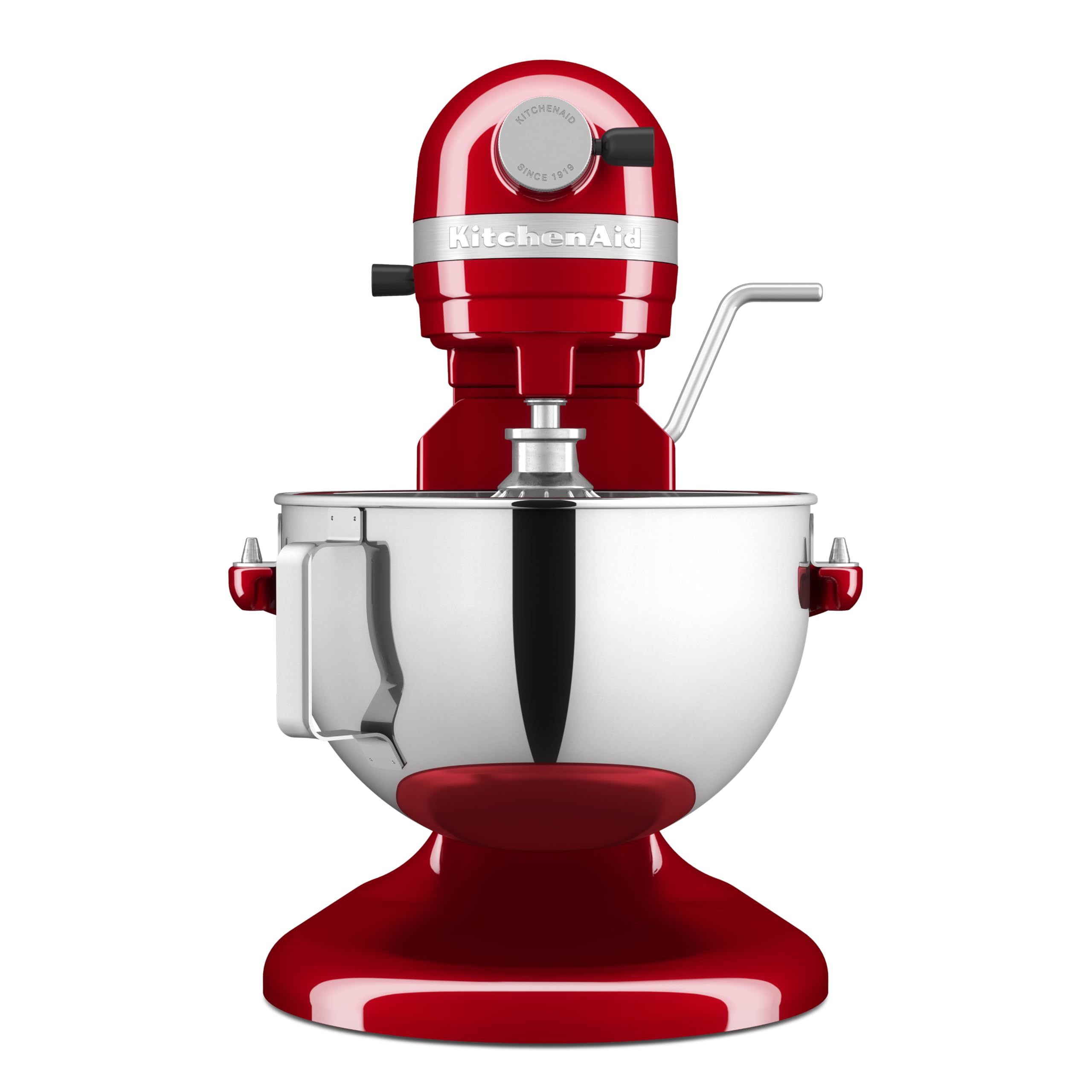 KitchenAid Robot Pâtissier Heavy Duty 5.2L, Corps & Engrenages Tout Métal, 11 Vitesses, Flex Edge, 67 Points de Contact, Rouge Empire