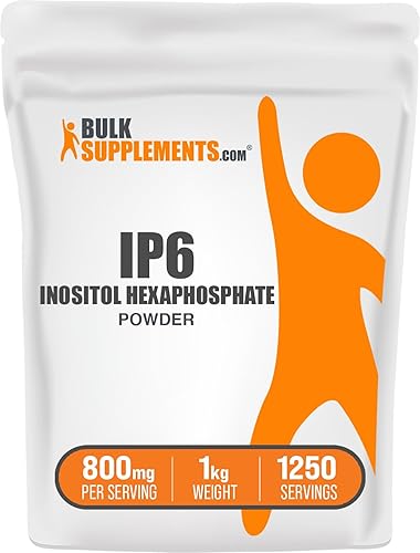 BulkSupplements. com Polvo IP6 (inositol hexafosfato) - Suplemento de inositol - Suplemento IP6 - Suplemento antioxidante - Polvo de inositol IP6 -