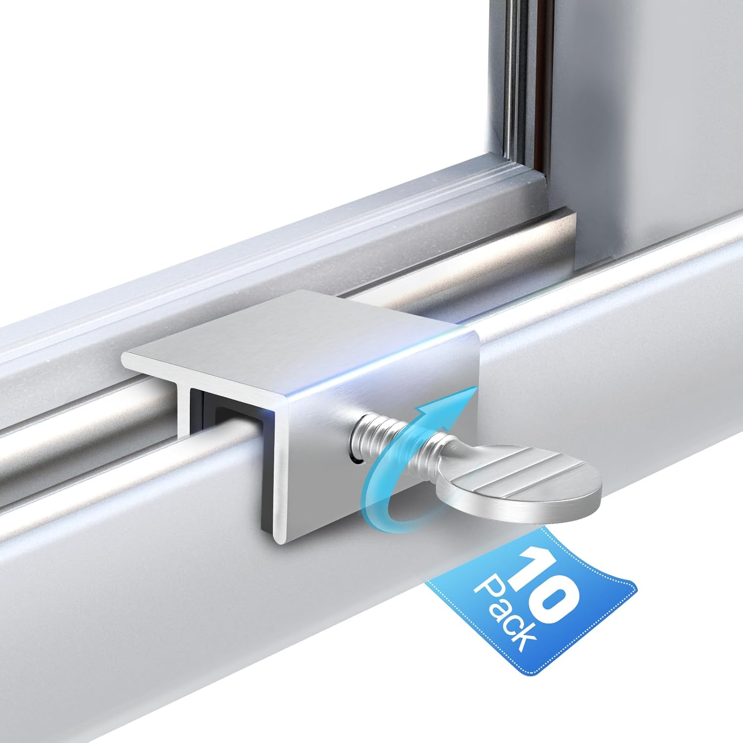 Sliding Door Window Lock Security 10 Sets Glass Window Locks Child Proof Home