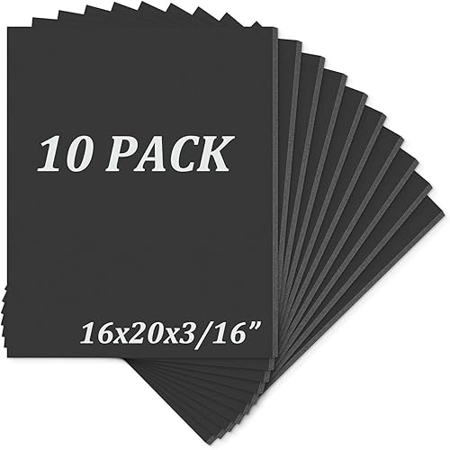 Miniatura 15 de Mat Board Center, paquete de 10 tablas de espuma sin ácidos, tableros de espuma blanca de 11 x 14 pulgadas, 1/8 pulgadas de grosor