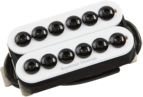 Miniatura 2 de Seymour Duncan SH-8b Invader Humbucker Pastilla Puente, Blanco – Incluye paquete de púas Dunlop y kit de pulido Dunlop