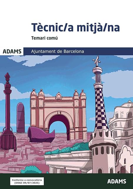 Portada de Temari Comú Tècnic-A Mitjàn-A. Ajuntament de Barcelona