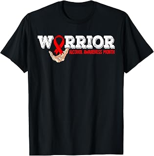 Warrior Alcohol Awareness Month T-Shirt