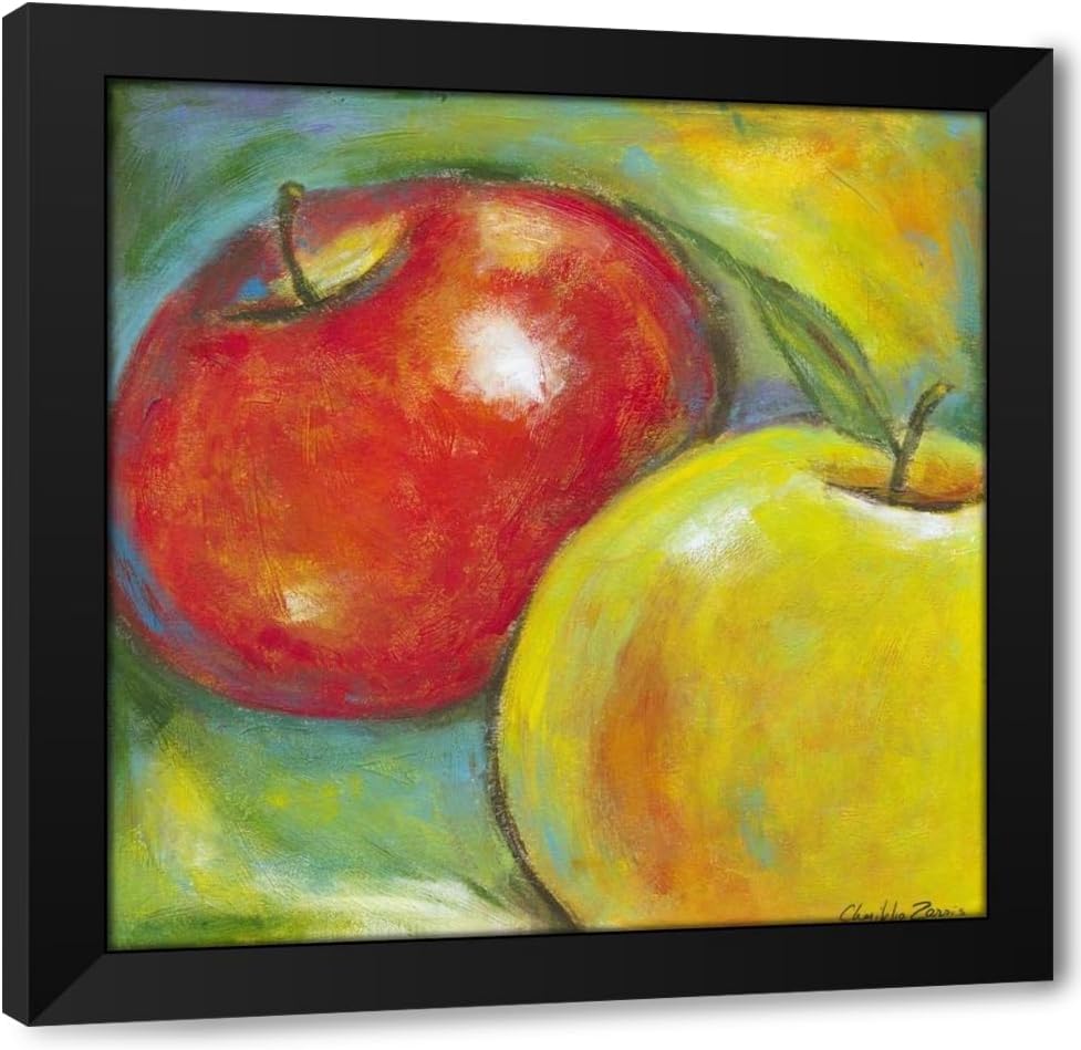 ArtDirect Abstract Fruits IV Custom Framed Art Print Giclee Print or Canvas Options with Various Sizes and Customization by Zarris, Chariklia