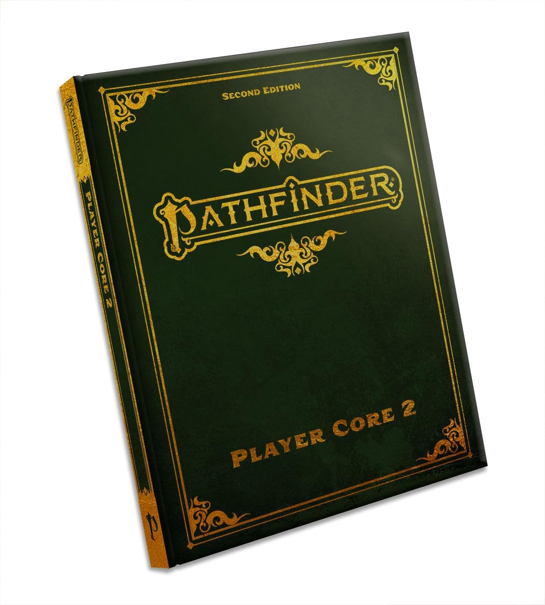 Pathfinder Player Core 2 Special Edition - Deluxe Hardcover RPG Rulebook | Faux Leather Bound | Metallic Deboss | 8 Classes | 40+ Archetypes | Second Edition Remaster | Ages 16+ | 320 Pages