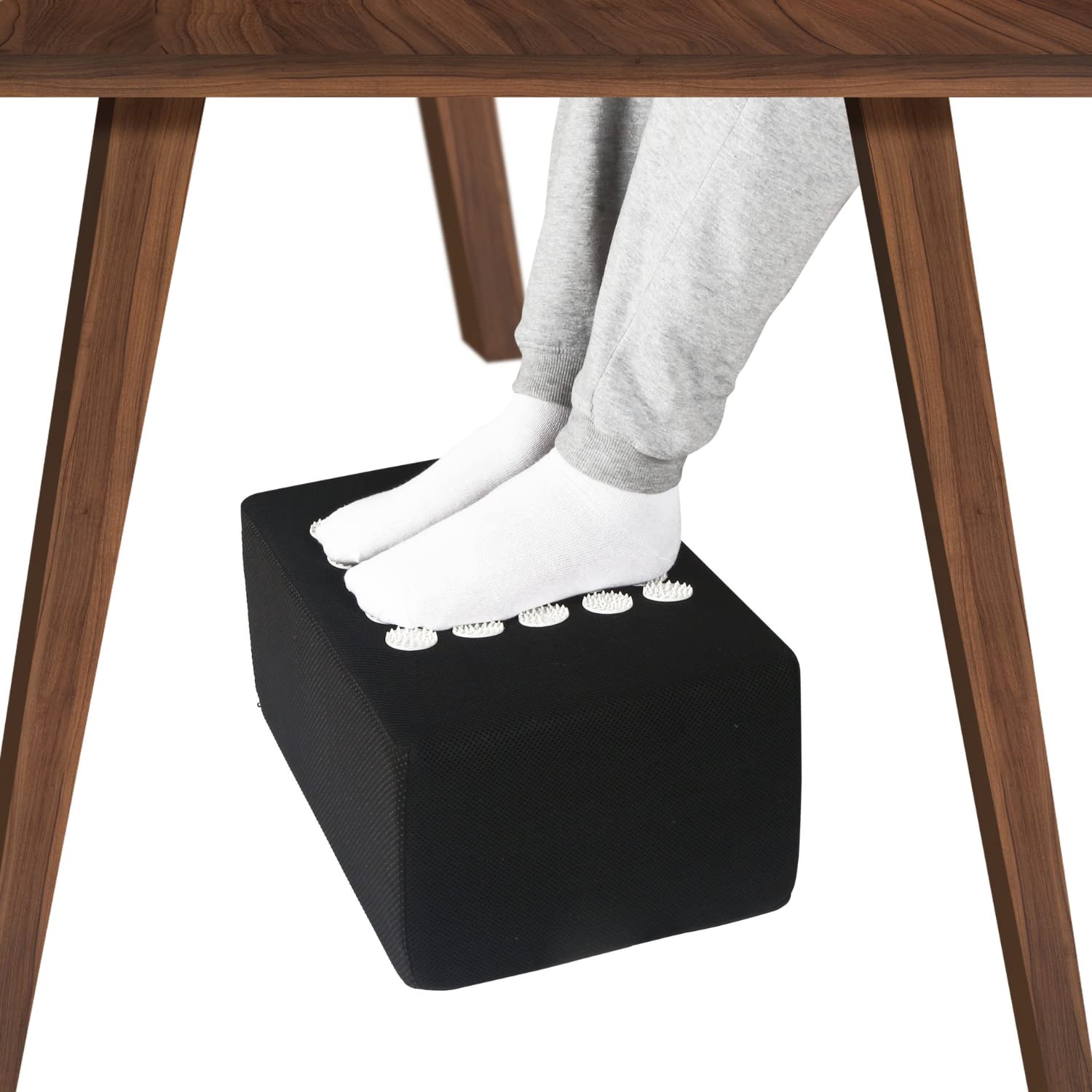 Metron Extra Large Foot Rest for Stools High Chairs Sofa Dining Table & Under Desk | Best for Kids Adults Shorter Folks & Senior Persons | Now with Acupressure Stimulators for Pain Relief (B0C293H64B) Amazon Price History, Amazon Price Tracker