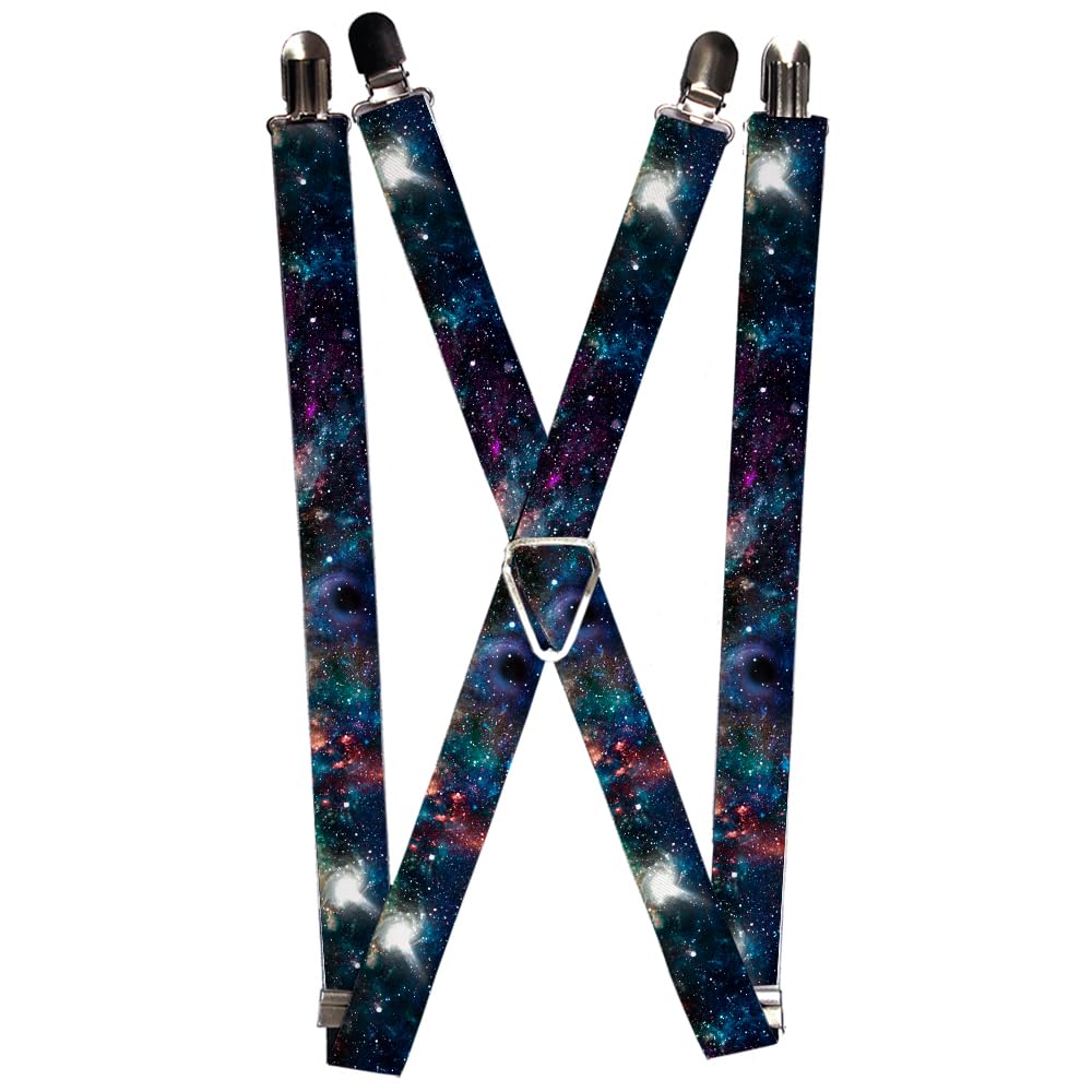 Buckle-Down Men's Suspender-Galaxy, Galaxy, One Size