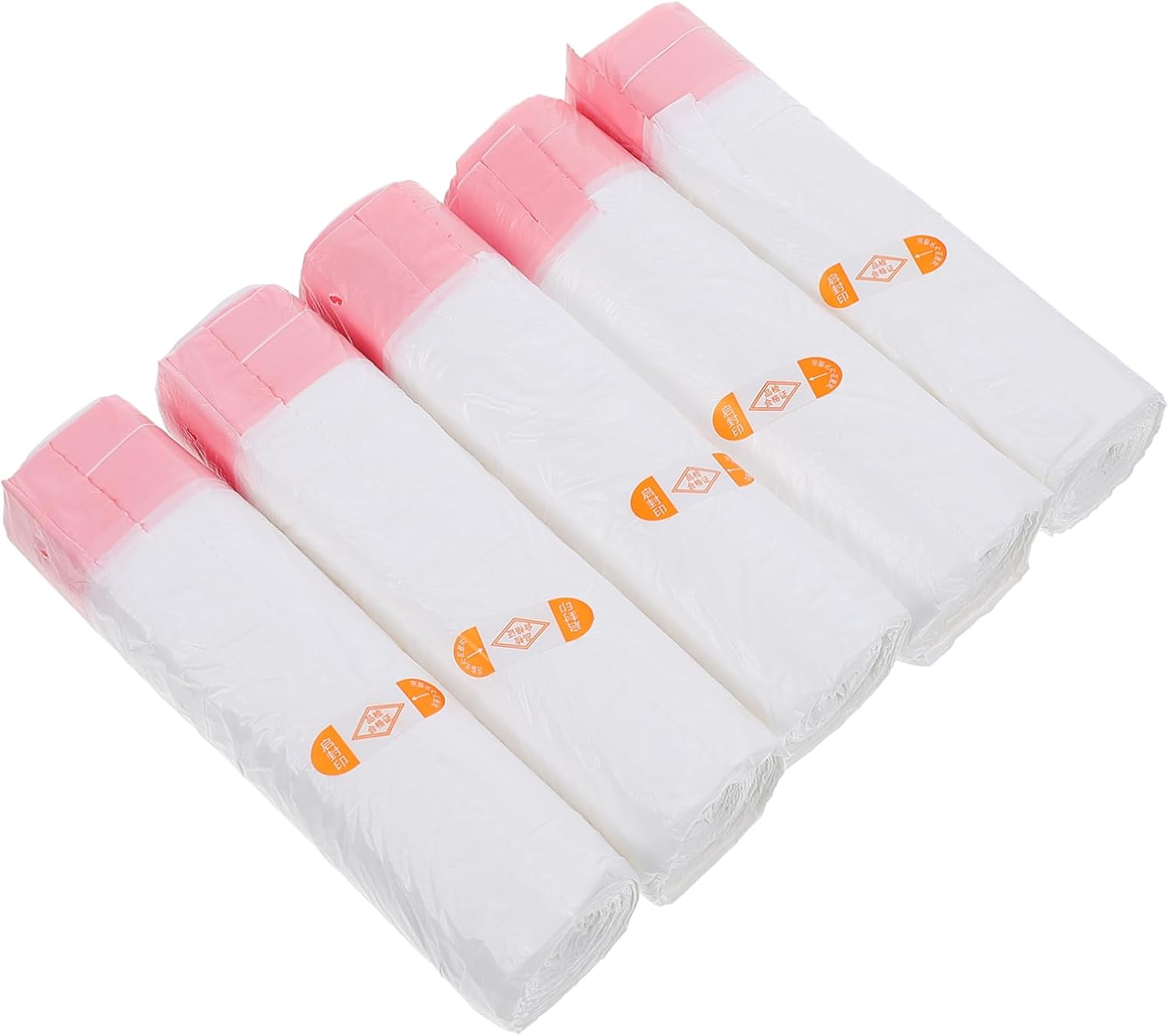 75pcs Thickened Disposable Trash Bags with Drawstring Leak Portable Rubbish Sacks for Home Kitchen Bathroom Use Biodegradable and Strong Garbage Liners White