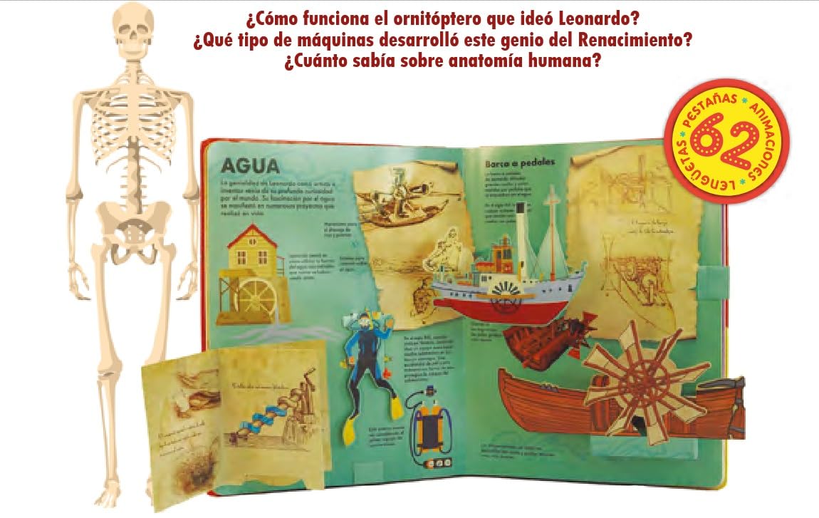Los inventos de Leonardo: Explora y aprende (Aprender, jugar y descubrir)