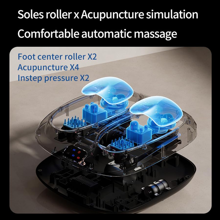 Masajeador Shiatsu para pies con calor y amasado profundo para bienestar y relajación, regalos navideños para hombres, mujeres, adultos mayores y seres queridos miniatura 6