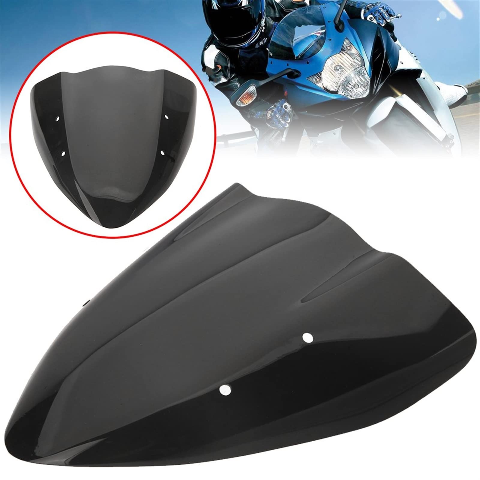 Deflector cupula moto Para Kawasaki para Z 1000 2003 2004 2005 2006 parabrisas de motocicleta parabrisas carenado