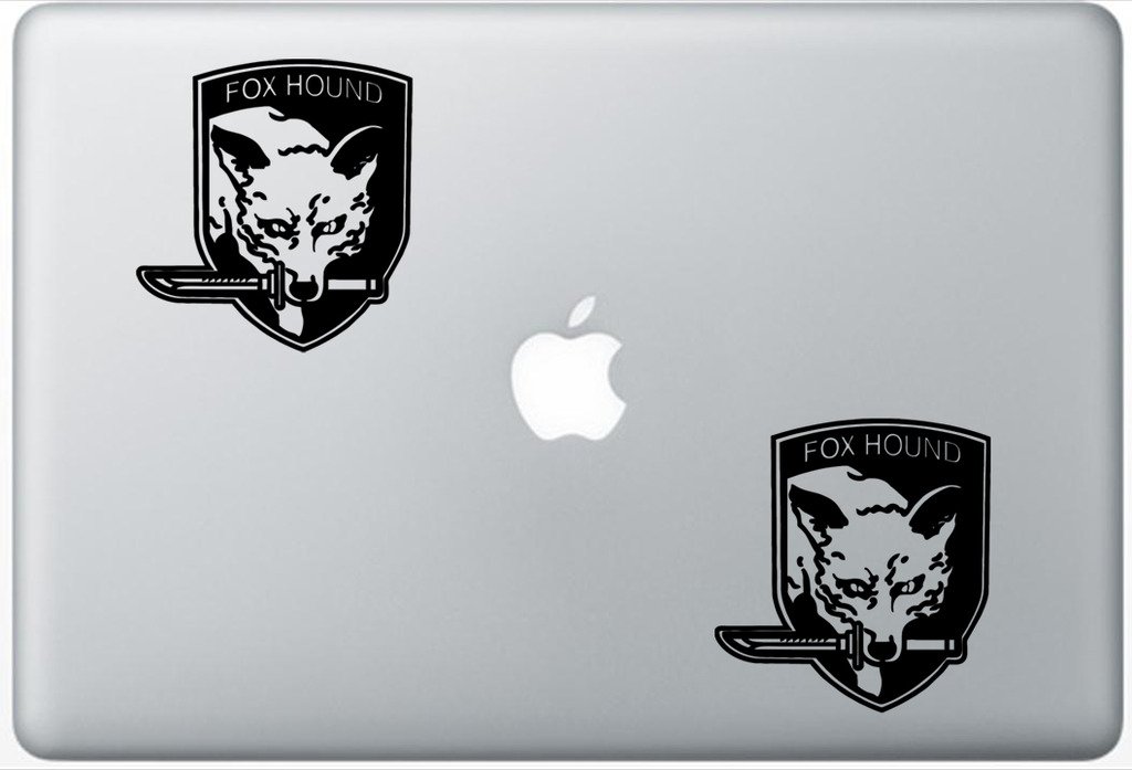 Arc Decals Metal Gear Solid Fox Hound Game Arc s78602309 Set Of Two (2x) , , Sticker , Laptop , Ipad , Car , Truck