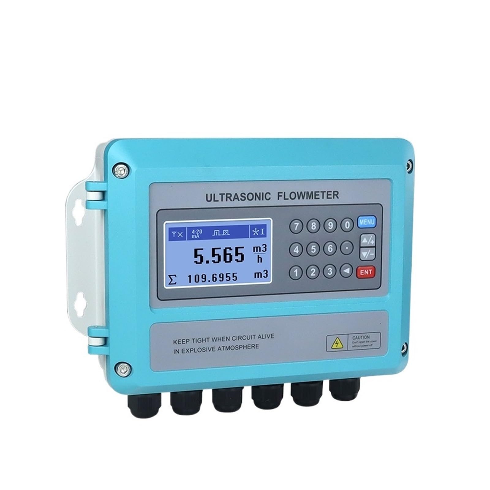 BALYDLUL Flowmeter DN15-DN6000 4-20mA RS485 Remote Display Flow Meter Clamp(DN80-DN700)