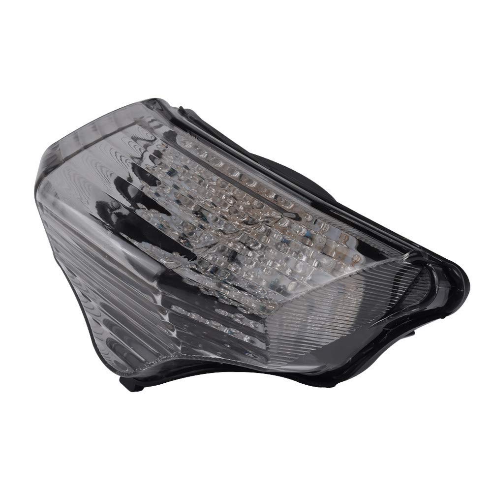 Feu Moto Transparent Feu Arrière LED Yamaha FZ6 Fazer 600 2004-2014 - Clignotants Intégrés Transparent Feu Stop Moto Transparent