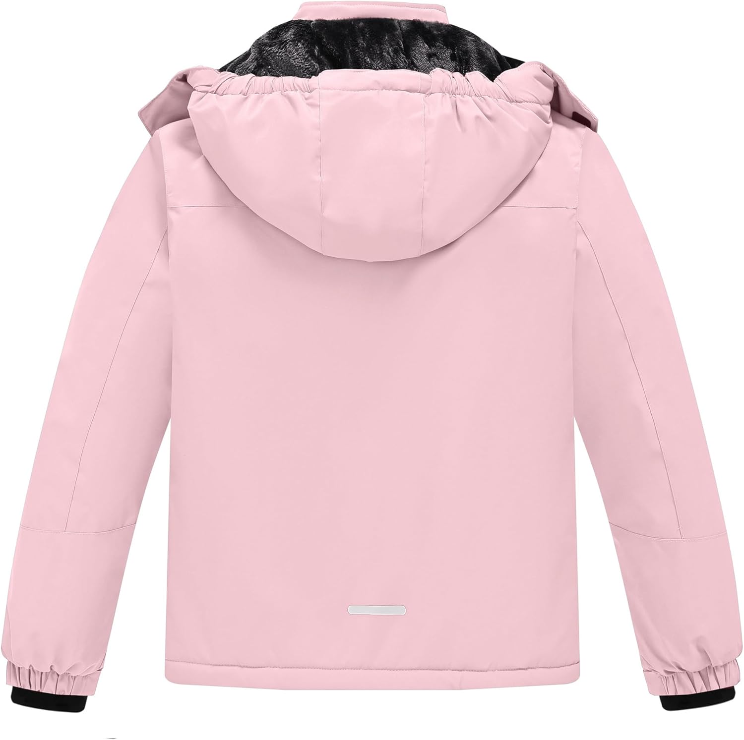 QMP Winter Jacket for Boys and Girls Waterproof Ski Jacket Winter Snow Coat Hooded Fleece Windproof with Zip Pockets - Image 2