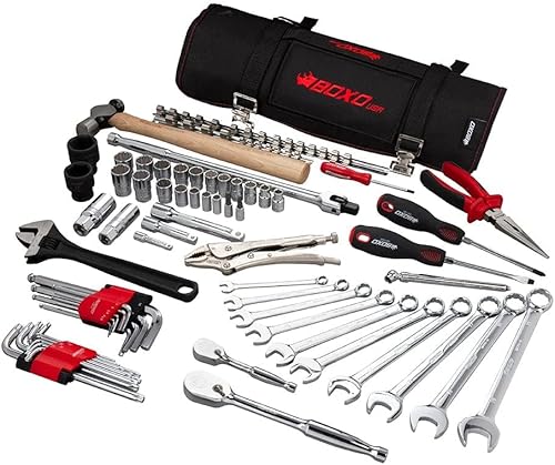 Miniatura 10 de BOXO USA - Rollo de herramientas UTV  Organizador universal de bolsa de herramientas resistente para lado a lado, RZR, CanAm, UTV, camión, PA915