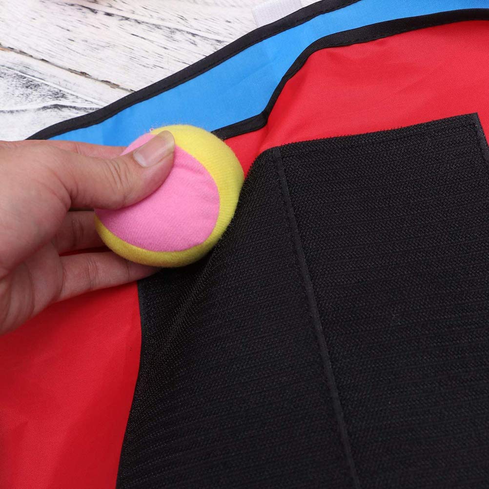 JTLB Gioco di tiro al Bersaglio con Palla in con Giacca Adesiva Set di Gilet in per Gioco di tiro al Bersaglio per Bambini con Gilet Bersaglio
