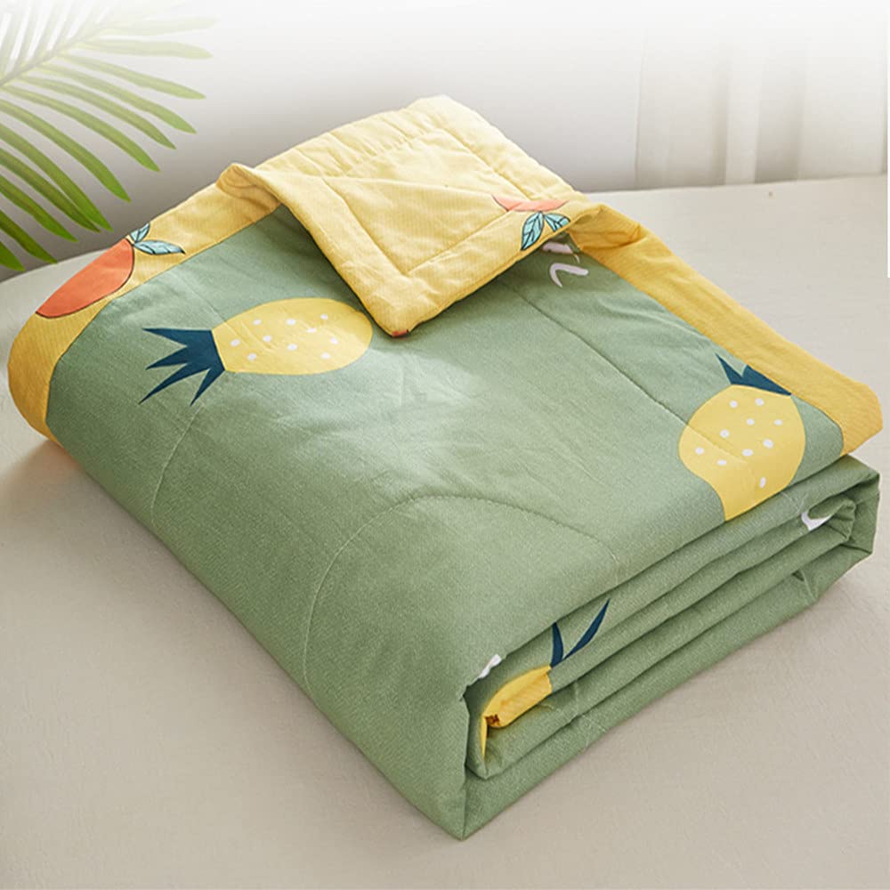 Fansu Colcha Acolchada Fina Suave Algodón Cubrecama Rellenos Finos Toda Temporada Edredón Colchas Bouti Cama 90/135/150, Estampado Geométrico Manta para Sofa (Cuadros de Caballero,200x230cm)