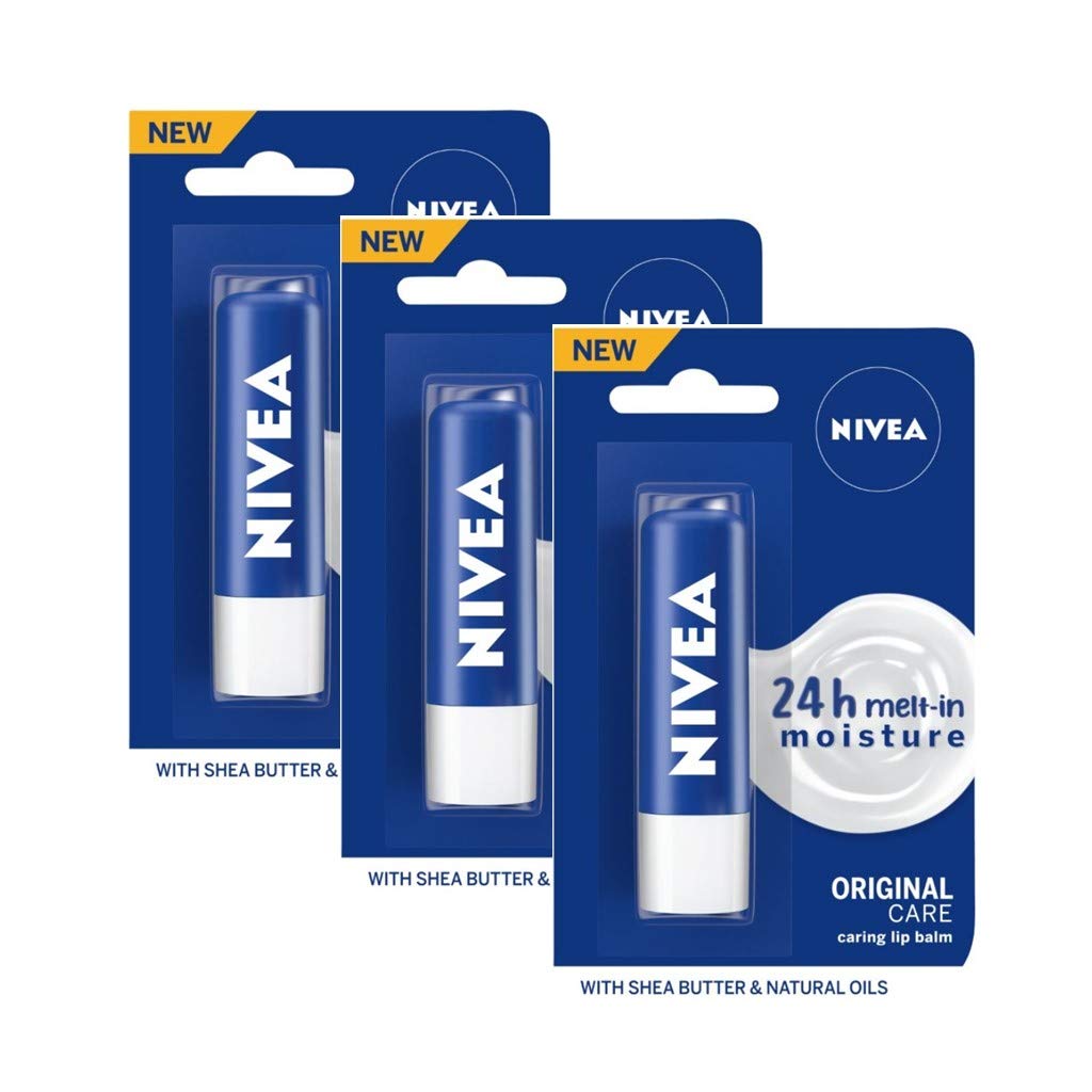 Buy Nivea Essential Care Lip Balm, 4G (Pack Of 3), Blue Online at Low Prices in India Amazon.in