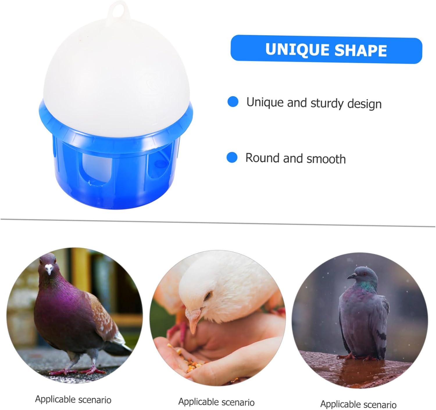 BESPORTBLE Automatic Pigeon Water Feeder Drinker for Doves and Birds Easy to Clean Durable Design and Bird Enthusiasts