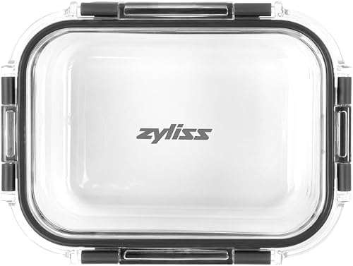 Miniatura 5 de Zyliss E981064 Recipiente de vidrio de 640ml, vidrio resistente a roturas, contenedor hermético para almacenamiento de alimentos con tapa sellable