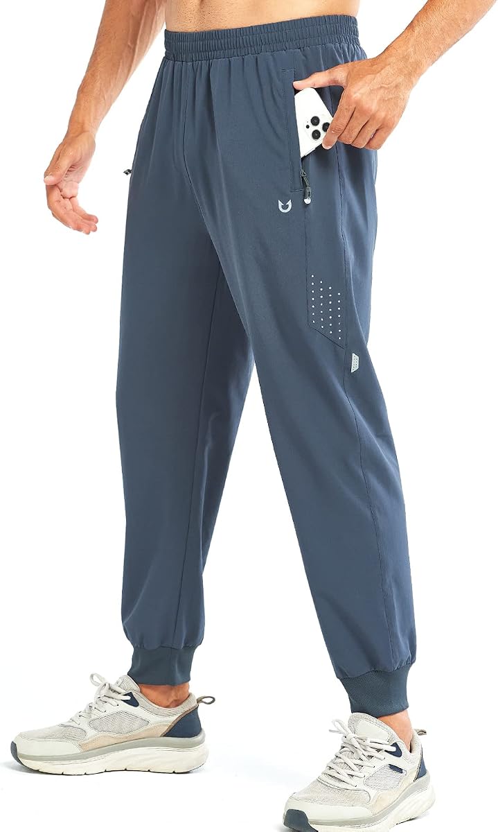 Pantalones deportivos para correr para hombre, pantalones deportivos ligeros de secado rápido, gimnasio