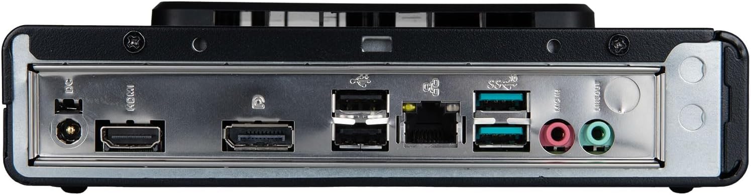 Envision M1 Barebones MiniPC: ASUS H610 DDR5 Mini-ITX | Intel LGA 1700 per 14a, 13a, 12a generazione | AX210 Wi-Fi | PSU da 120 W | Computer compatto con fattore di forma ridotto per casa, ufficio e