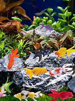 タイムセール 金魚 アートプレミアム 極 樹脂金魚 置物 ミニチュア フィギュア Amazon | ミニチュア金魚フィギュア12体セット ミニチュア金魚