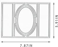 Vista 2 de Troqueles con Forma de Tarjeta 3D para Hacer Tarjetas, Juegos de Troqueles de Corte de Tarjetas de Regalo de Forma Rectangular, Troqueles de Banner