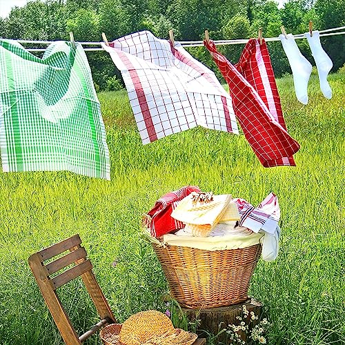 Image of Nylon /Plastic Rope, Cloth Hanging Rope, Rope for Clothes Drying, Multipurpose, Lightweight, Heavy Duty, Weather-Resistant Travel- Friendly Rope for Outdoor /Indoor Use (Random -Colour) (2)