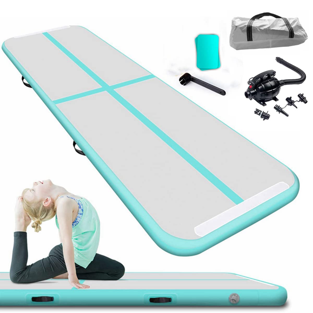 Amazon | エアートラック 体操 エアマット タンブリングマット 3/4/5