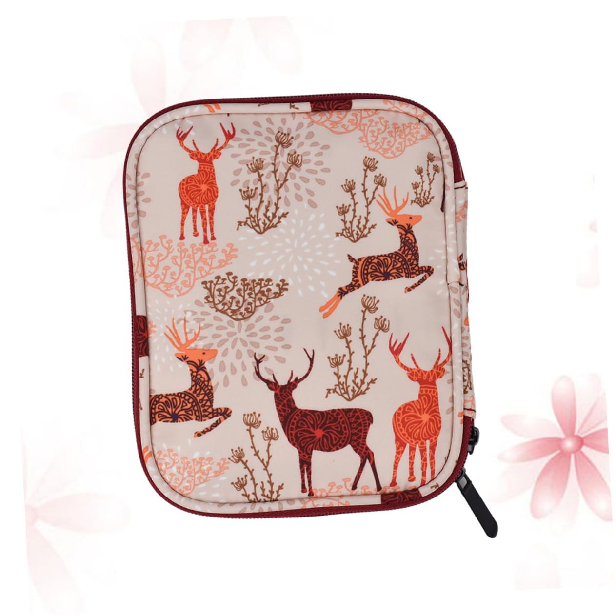 Operitacx 3stücke Strickzeug Organizer Tasche Aus Handgefertigte Aufbewahrung Für Stricknadeln Und Häkelwerkzeuge Für Kreative Projekte Unterwegs Mit Floralem Druck Und Robustem Design