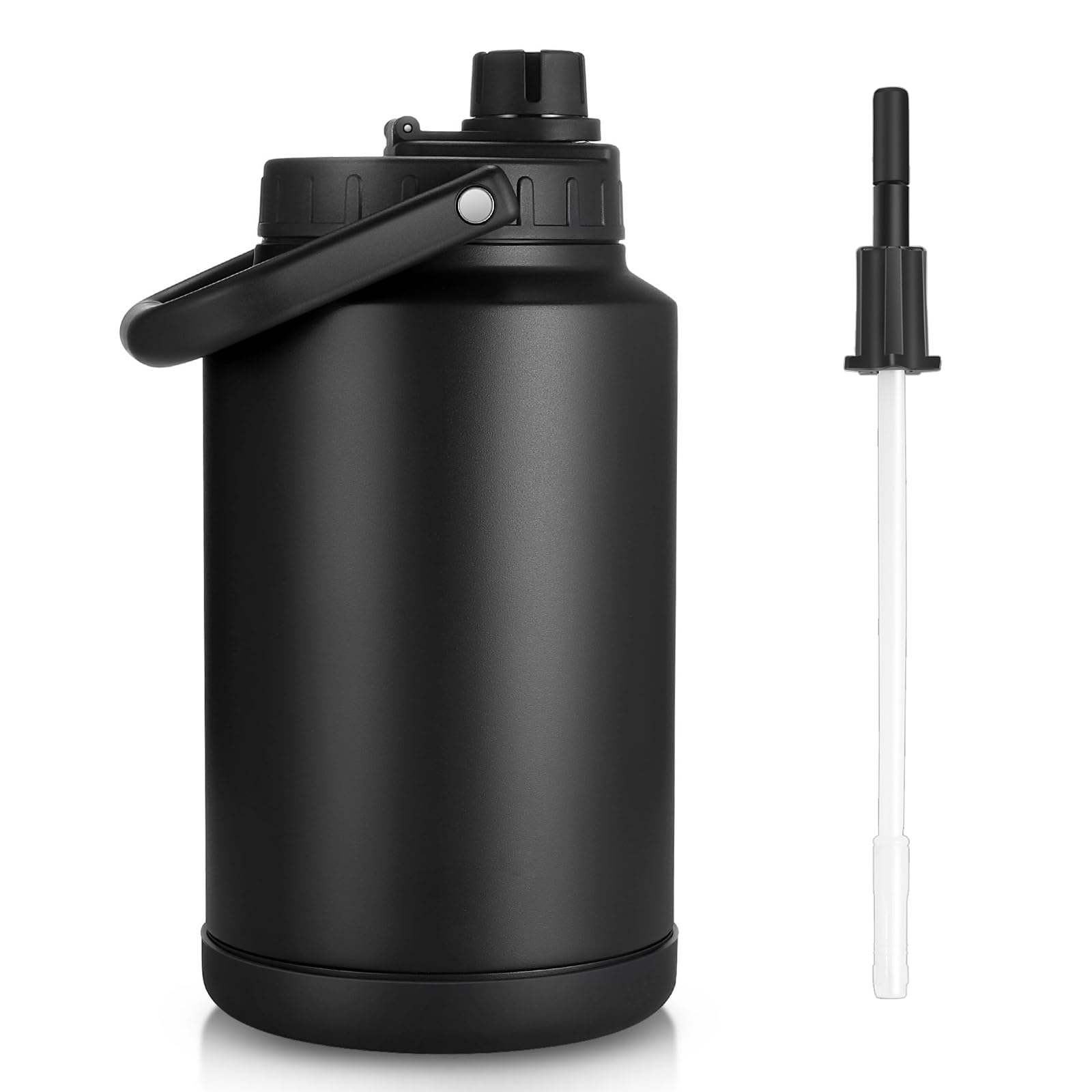 Amazon.com: Sursip 1 Gallon Insulated Water Jug wtih Straw